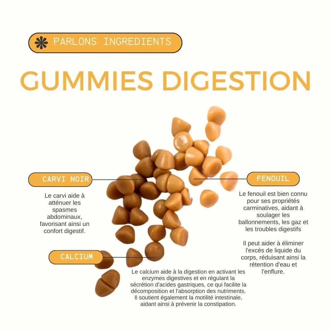 GUMMIES DIGESTION 3 MOIS - Pectino : Les vitamines et les minéraux
