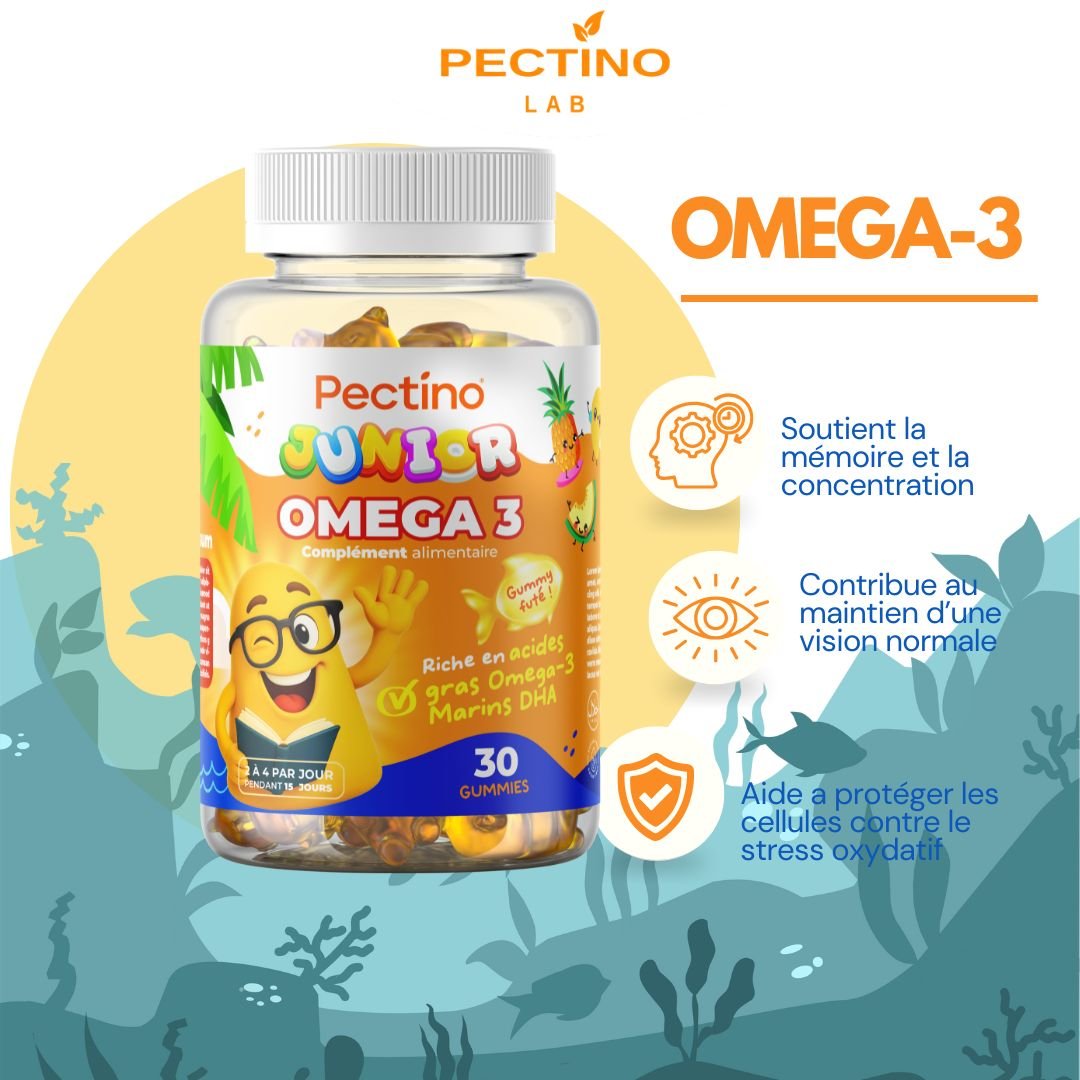 GUMMIES OMEGA - 3 15 JOURS - Pectino : Les vitamines et les minéraux