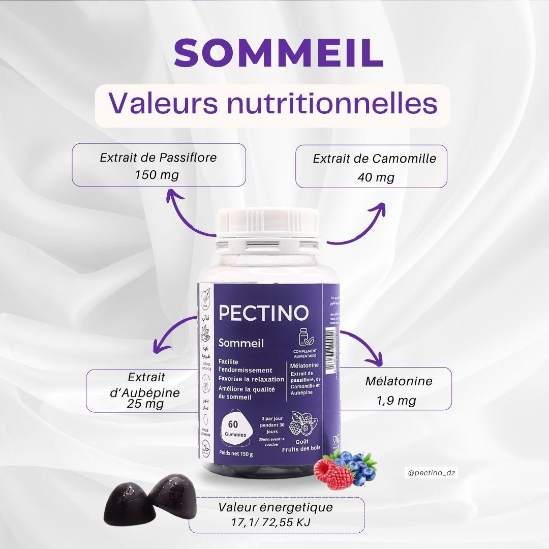 GUMMIES SOMMEIL 1 MOIS - Pectino : Les vitamines et les minéraux