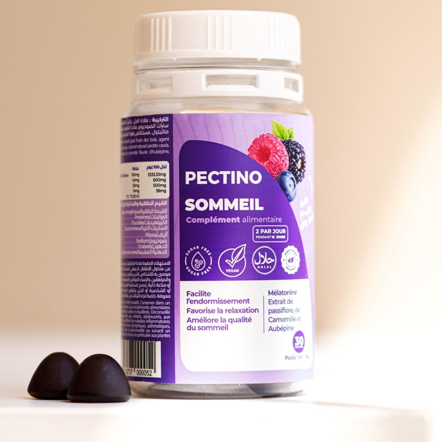 GUMMIES SOMMEIL 15 JOURS - Pectino : Les vitamines et les minéraux