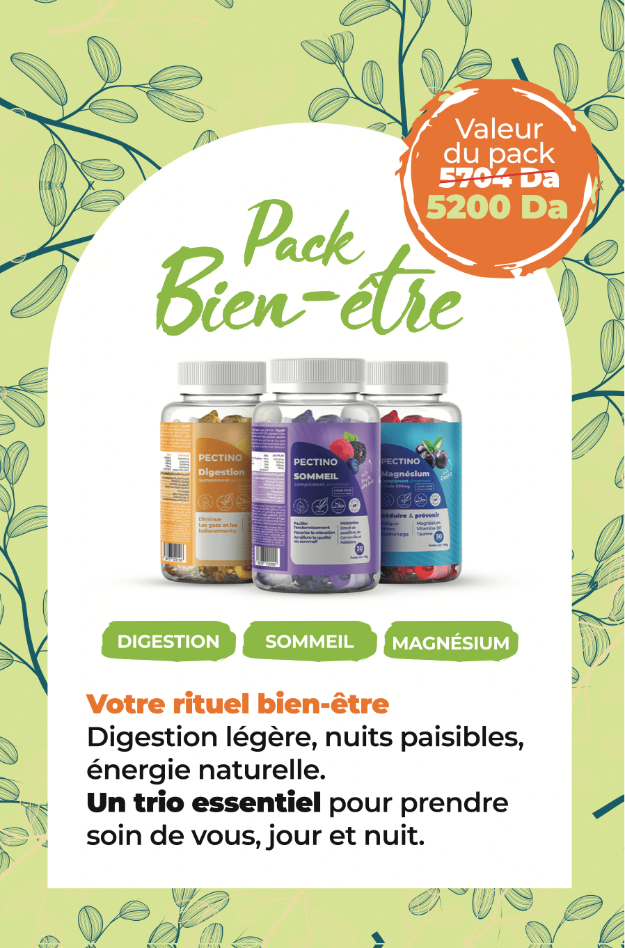 Pack Bien être - Pectino : Les vitamines et les minéraux
